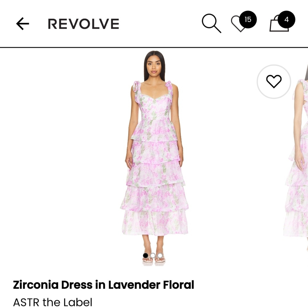 Astr Maxi Dress in Pink Floral